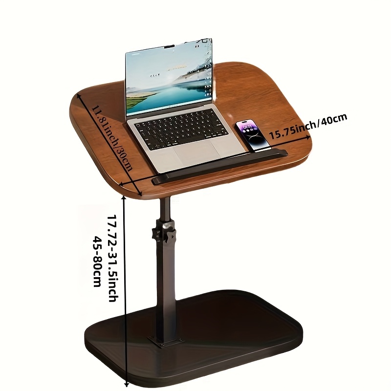 Zwarte Walnoot Draaibaar Lapto - Office Furniture recensie en prijs