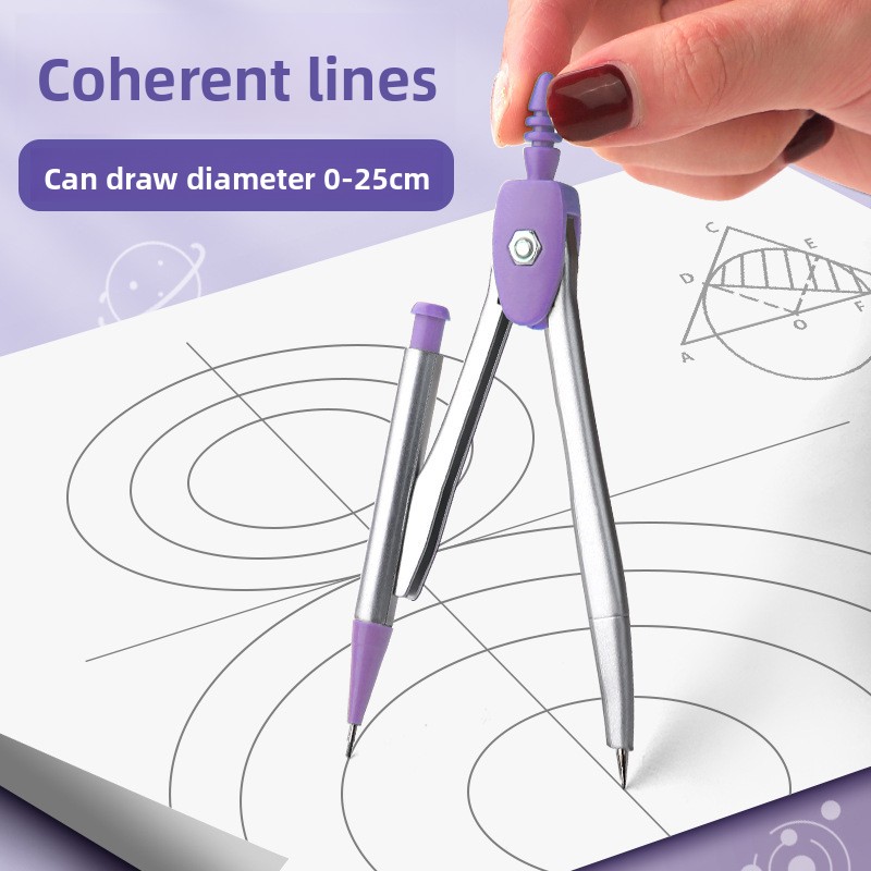 8-delige meetkundige set voor  - Math Geometry Set With Compass recensie en prijs