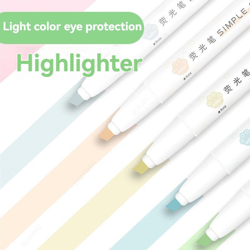 5 Stuks Pastel Markeerstiften  - Pastel Highlighter Set Double Ended recensie en prijs