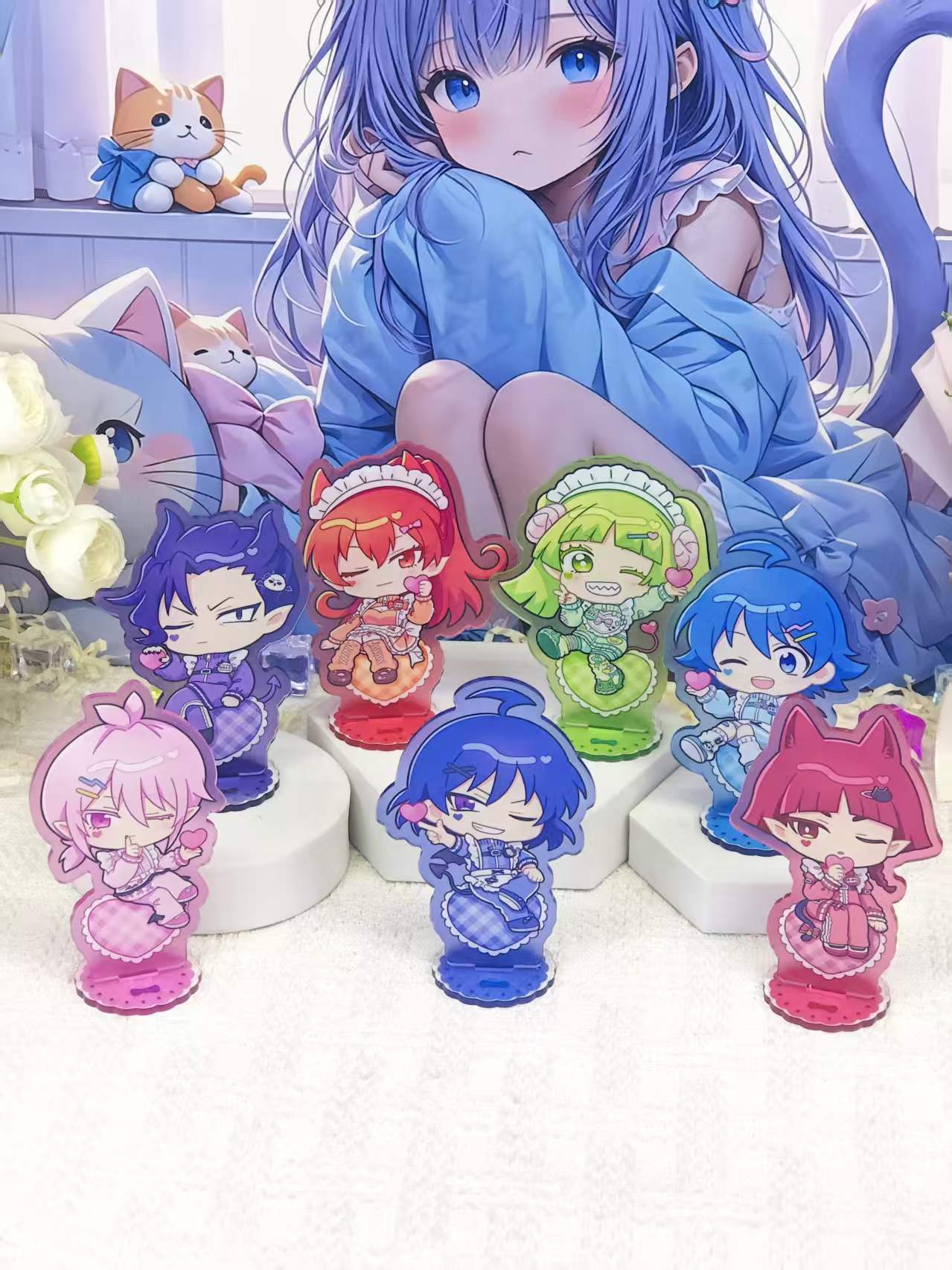Iruma-kun Chibi Maid-stijl acr - Desk Accessories recensie en prijs